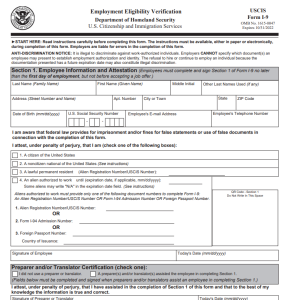 I-9 Form